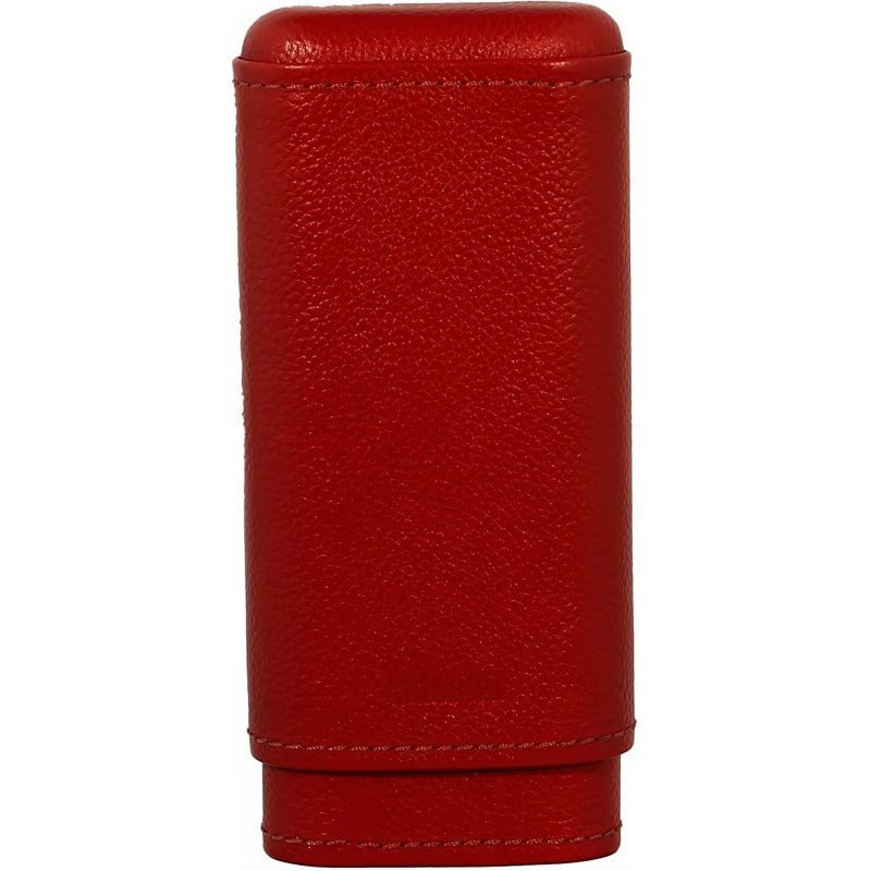 Estojo vermelho para 2-3 charutos em couro legítimo - Mercado de Luxo - O Maior E-Commerce de Bens, Produtos e Serviços de Luxo do Brasil.