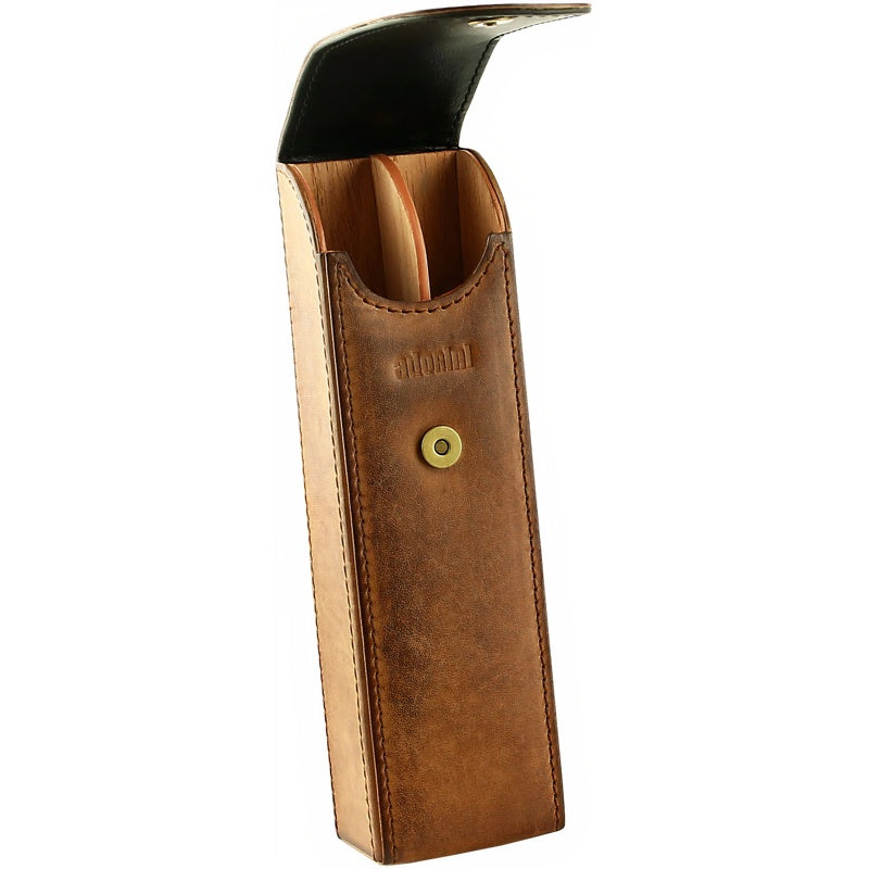Estojo de bolso vintage de couro para 2 charutos - Mercado de Luxo - O Maior E-Commerce de Bens, Produtos e Serviços de Luxo do Brasil.