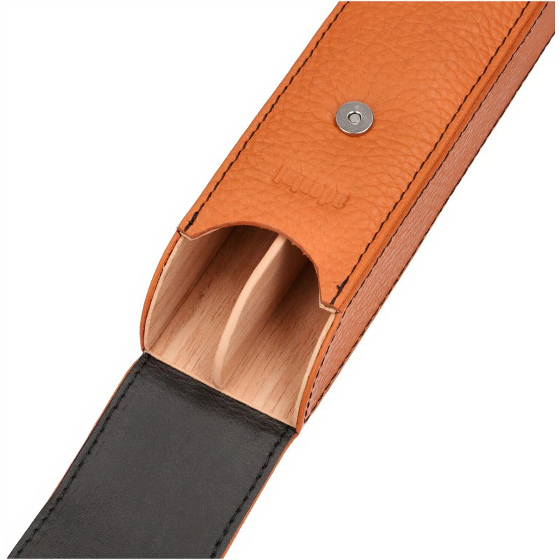 Caixa de bolso de charutos laranja com fio preto - Mercado de Luxo - O Maior E-Commerce de Bens, Produtos e Serviços de Luxo do Brasil.