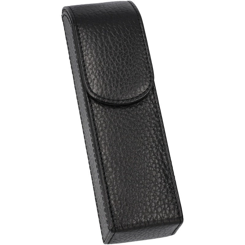 Estojo de bolso couro para charutos 2 charutos preto fio preto - Mercado de Luxo - O Maior E-Commerce de Bens, Produtos e Serviços de Luxo do Brasil.