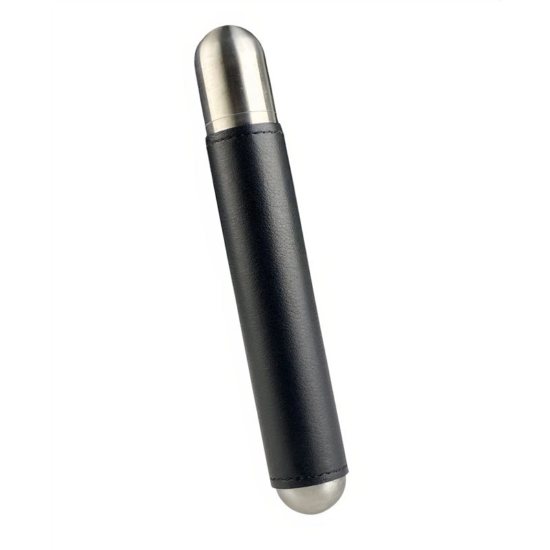 Satin Steel Case Single com couro preto - Mercado de Luxo - O Maior E-Commerce de Bens, Produtos e Serviços de Luxo do Brasil.