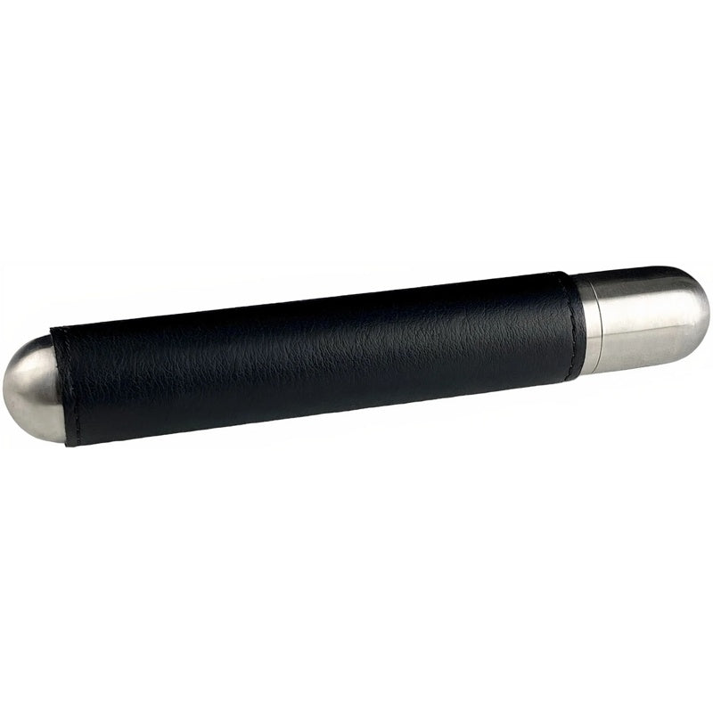 Satin Steel Case Single com couro preto - Mercado de Luxo - O Maior E-Commerce de Bens, Produtos e Serviços de Luxo do Brasil.