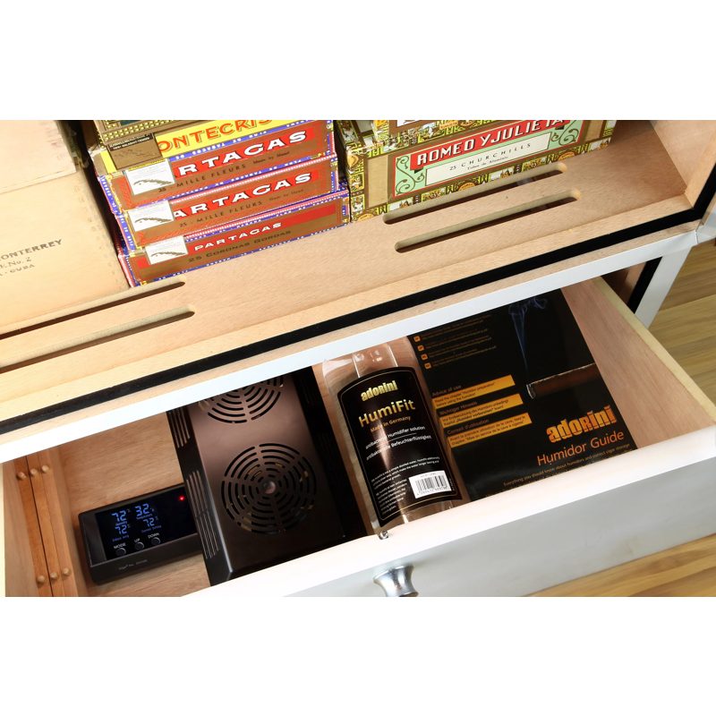 Umidor de gabinete Portofino branco - Mercado de Luxo - O Maior E-Commerce de Bens, Produtos e Serviços de Luxo do Brasil.