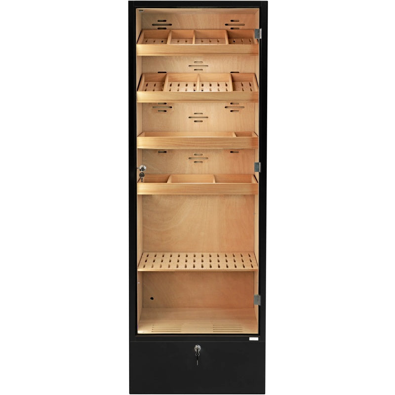 Gabinete Umidor Portofino preto - Mercado de Luxo - O Maior E-Commerce de Bens, Produtos e Serviços de Luxo do Brasil.