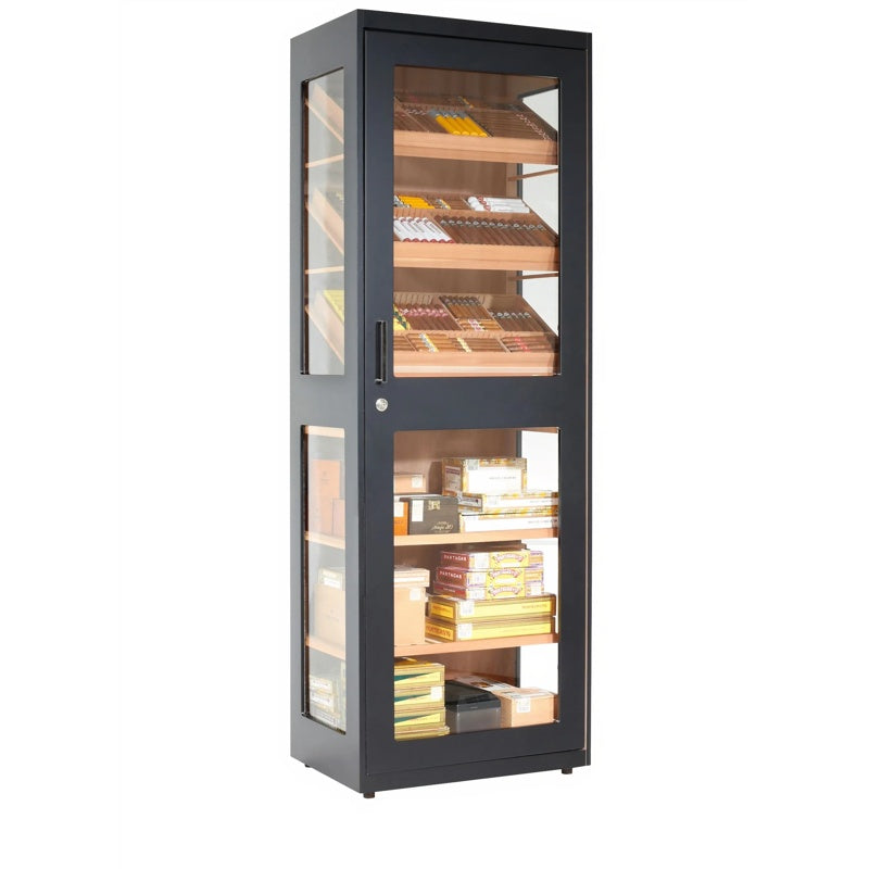 Umidor Gabinete Capri Deluxe preto - Mercado de Luxo - O Maior E-Commerce de Bens, Produtos e Serviços de Luxo do Brasil.