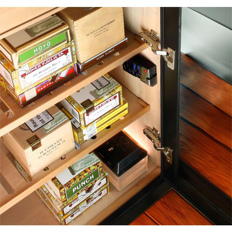 Umidor tipo gabinete Roma Adorini com umidificador eletrônico cedro - Mercado de Luxo - O Maior E-Commerce de Bens, Produtos e Serviços de Luxo do Brasil.