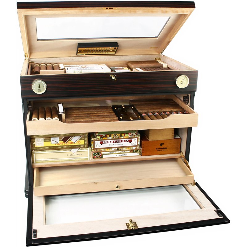Gabinete para charutos Aficionado Deluxe Adorini - Mercado de Luxo - O Maior E-Commerce de Bens, Produtos e Serviços de Luxo do Brasil.