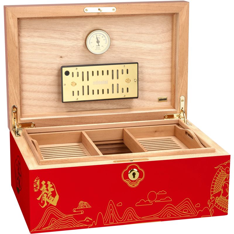 Umidor Deluxe Ano do Dragão Grande - Mercado de Luxo - O Maior E-Commerce de Bens, Produtos e Serviços de Luxo do Brasil.