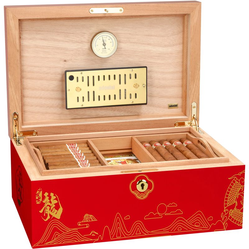 Umidor Deluxe Ano do Dragão Grande - Mercado de Luxo - O Maior E-Commerce de Bens, Produtos e Serviços de Luxo do Brasil.