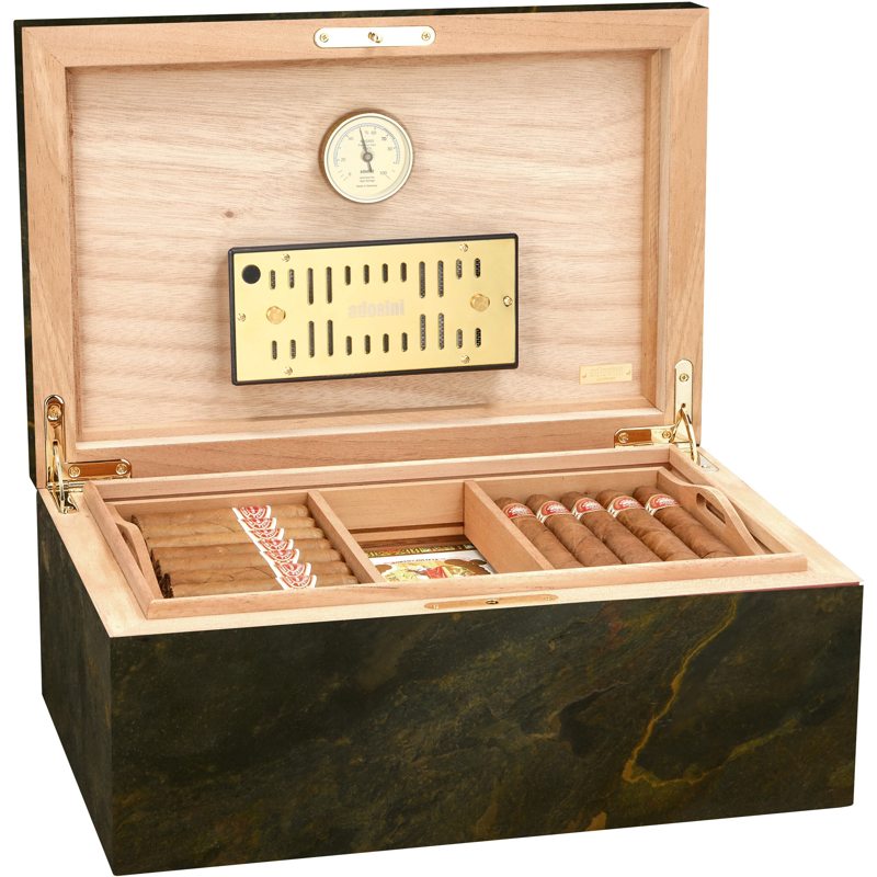 Umidor Stone Grande Deluxe - Mercado de Luxo - O Maior E-Commerce de Bens, Produtos e Serviços de Luxo do Brasil.