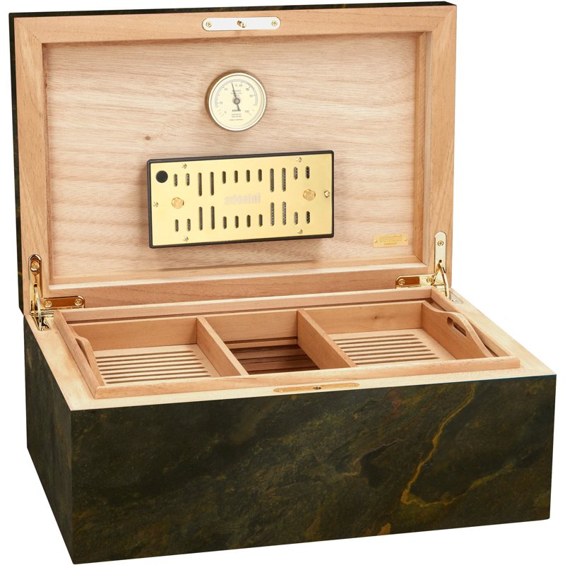 Umidor Stone Grande Deluxe - Mercado de Luxo - O Maior E-Commerce de Bens, Produtos e Serviços de Luxo do Brasil.