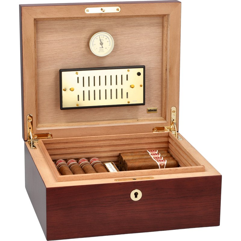 Umidor Triest Deluxe Adorini em Jacarandá - Mercado de Luxo - O Maior E-Commerce de Bens, Produtos e Serviços de Luxo do Brasil.