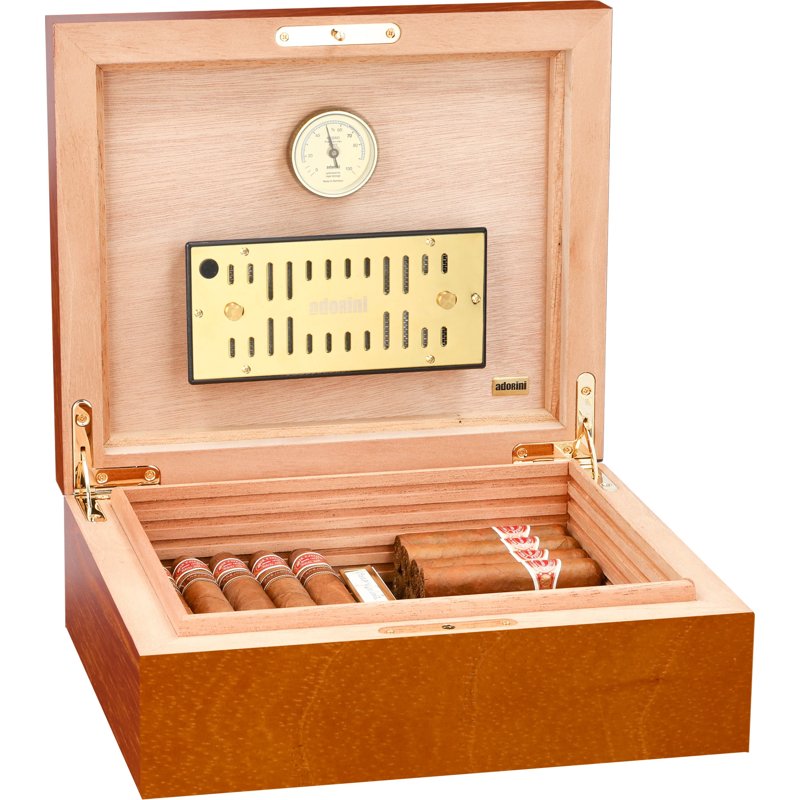 Umidor Torino Deluxe  cedro - Mercado de Luxo - O Maior E-Commerce de Bens, Produtos e Serviços de Luxo do Brasil.