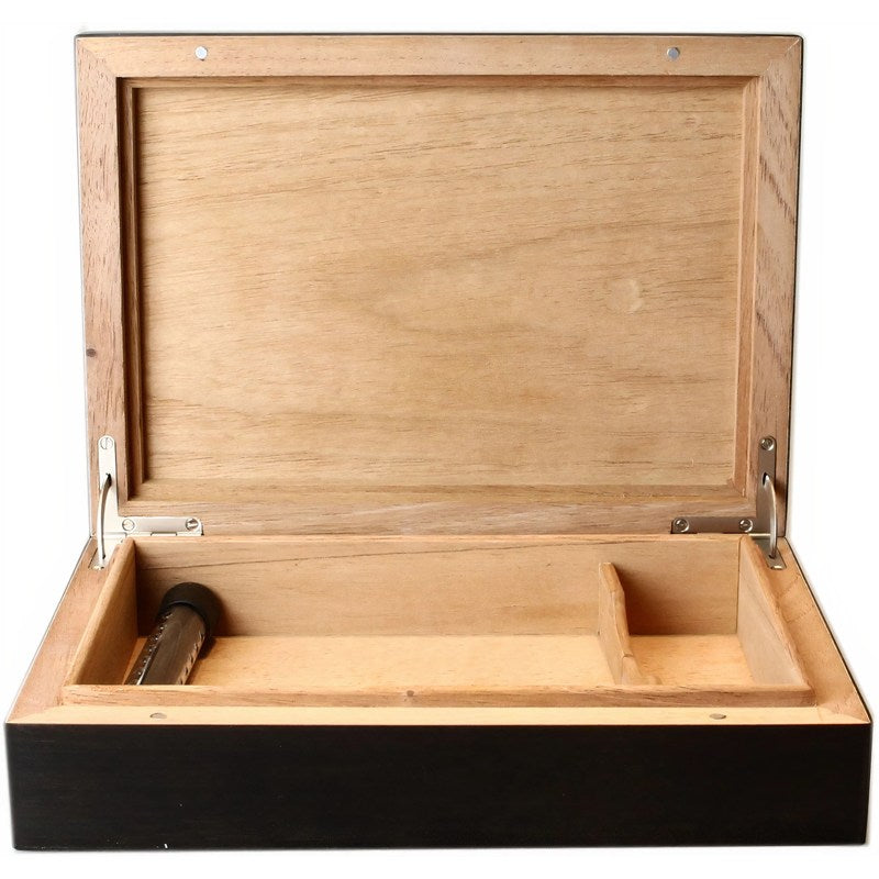 Umidor Preto Fosco 20 - Mercado de Luxo - O Maior E-Commerce de Bens, Produtos e Serviços de Luxo do Brasil.