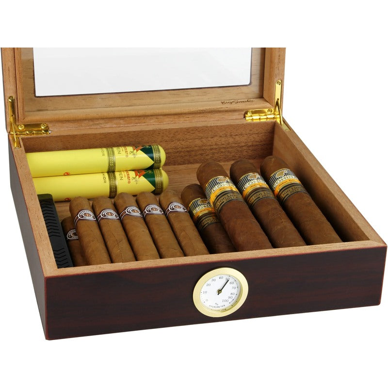 Conjunto de umidificador marrom com tampa de vidro - Mercado de Luxo - O Maior E-Commerce de Bens, Produtos e Serviços de Luxo do Brasil.