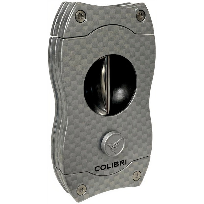 Cortador V-Cut Carbono Prata - Mercado de Luxo - O Maior E-Commerce de Bens, Produtos e Serviços de Luxo do Brasil.
