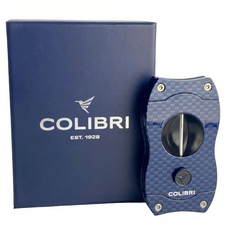 Cortador V-Cut Carbono azul - Mercado de Luxo - O Maior E-Commerce de Bens, Produtos e Serviços de Luxo do Brasil.