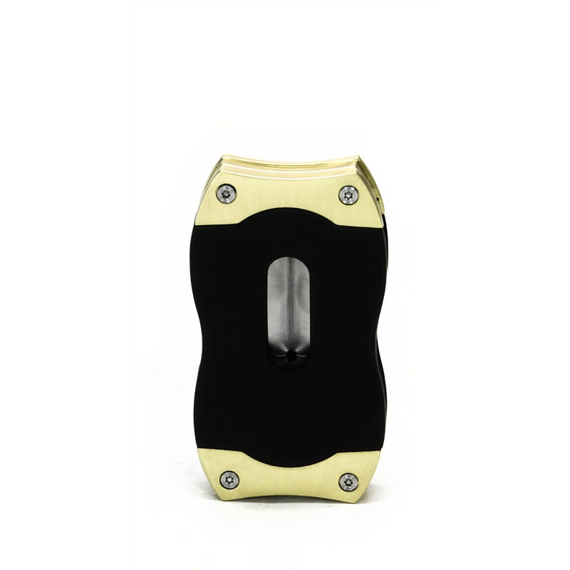 Cortador de charuto V-Cut - Preto/Dourado - Mercado de Luxo - O Maior E-Commerce de Bens, Produtos e Serviços de Luxo do Brasil.