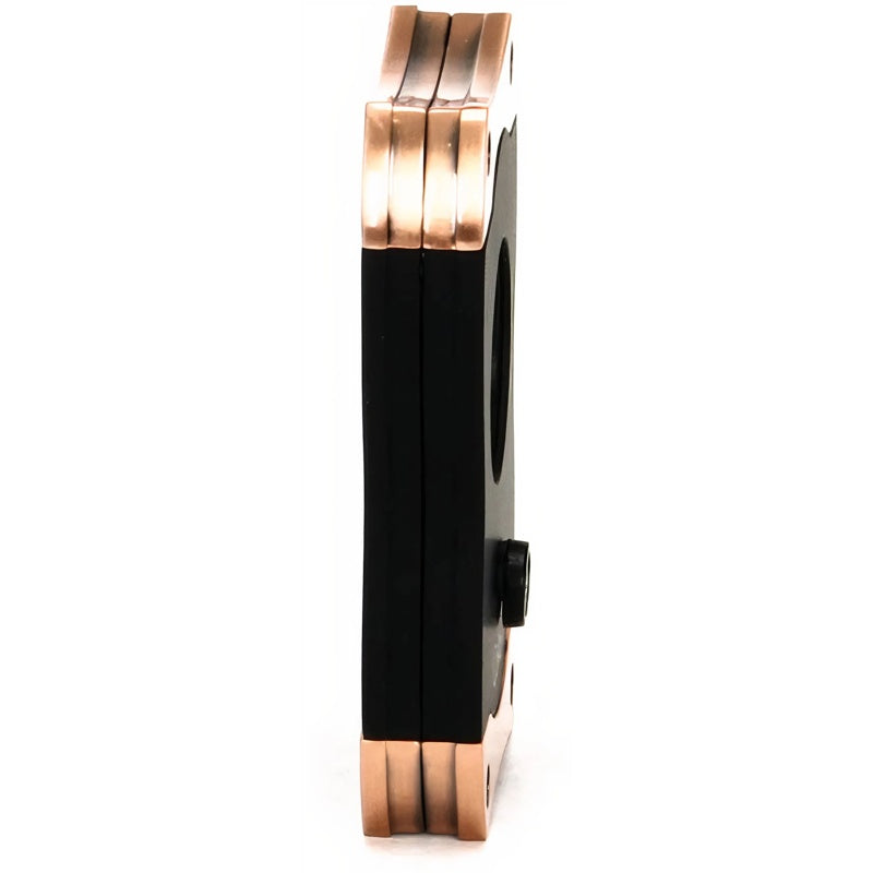 Cortador de charuto V-Cut - Preto/Dourado Rosê - Mercado de Luxo - O Maior E-Commerce de Bens, Produtos e Serviços de Luxo do Brasil.