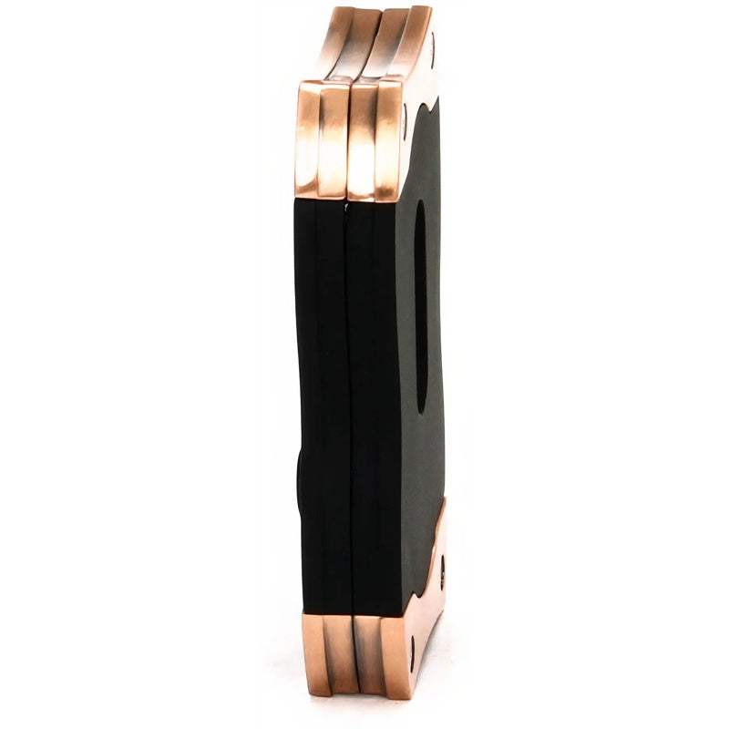 Cortador de charuto V-Cut - Preto/Dourado Rosê - Mercado de Luxo - O Maior E-Commerce de Bens, Produtos e Serviços de Luxo do Brasil.