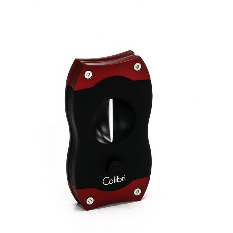 Cortador de charuto V-Cut - Preto/Vermelho - Mercado de Luxo - O Maior E-Commerce de Bens, Produtos e Serviços de Luxo do Brasil.