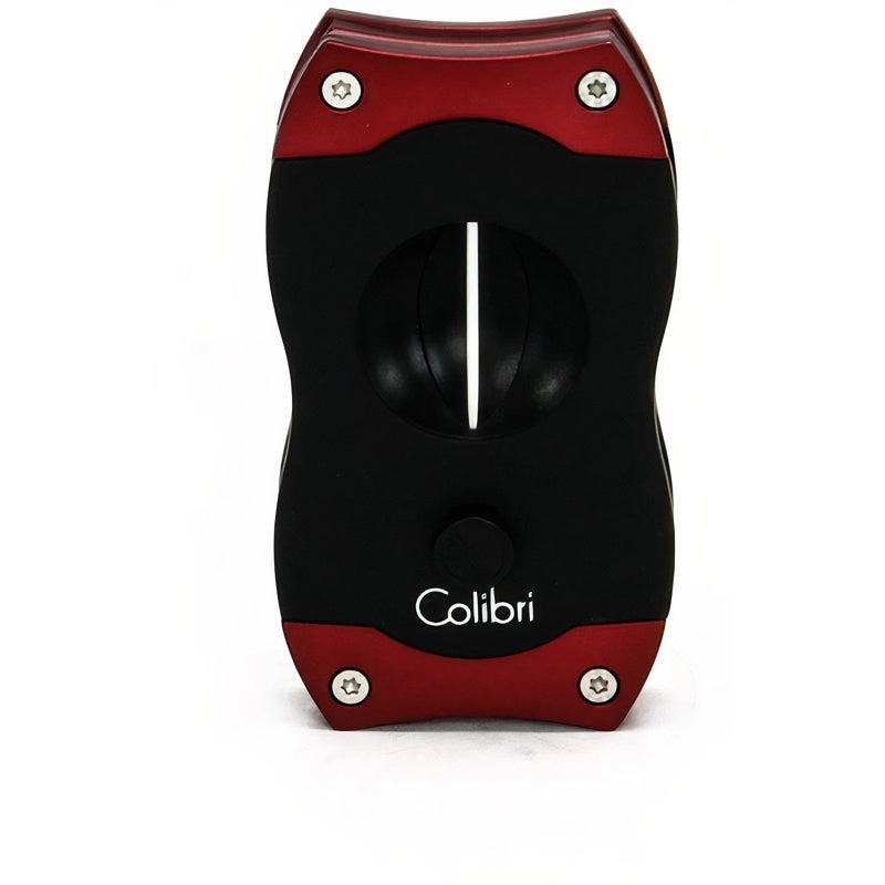 Cortador de charuto V-Cut - Preto/Vermelho - Mercado de Luxo - O Maior E-Commerce de Bens, Produtos e Serviços de Luxo do Brasil.