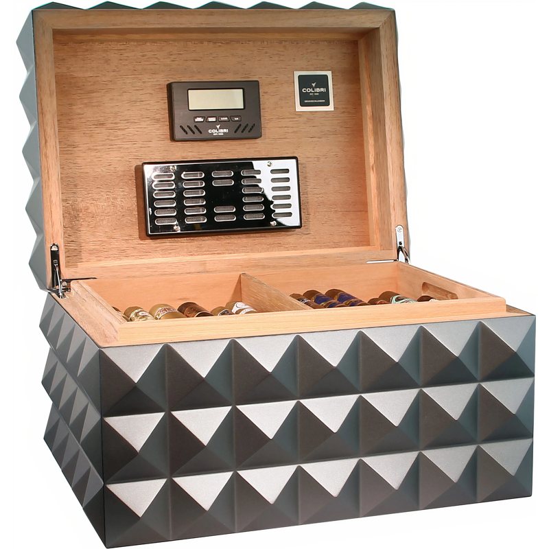 Umidor Grand Quasar cinza - Mercado de Luxo - O Maior E-Commerce de Bens, Produtos e Serviços de Luxo do Brasil.