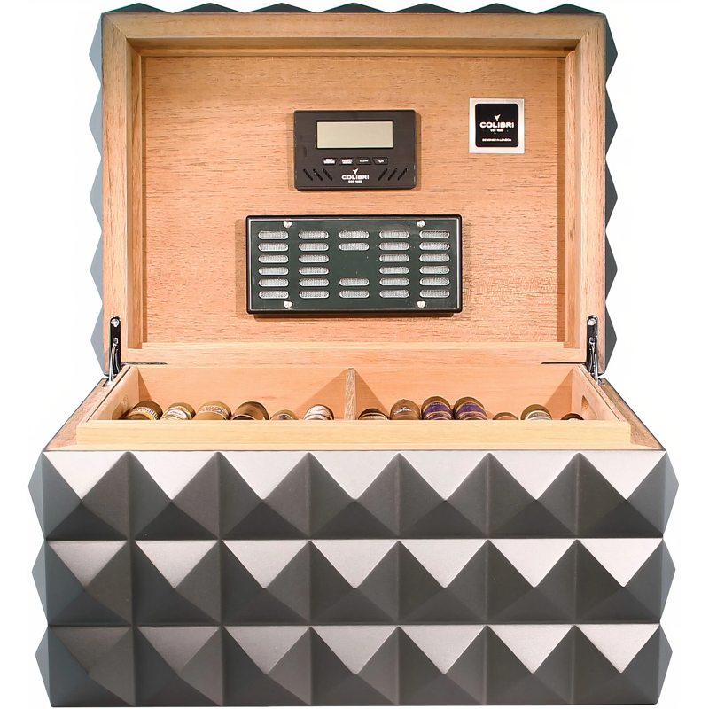 Umidor Grand Quasar cinza - Mercado de Luxo - O Maior E-Commerce de Bens, Produtos e Serviços de Luxo do Brasil.