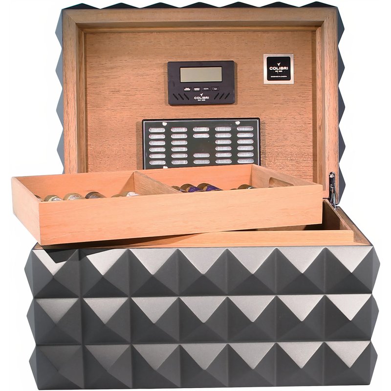 Umidor Grand Quasar cinza - Mercado de Luxo - O Maior E-Commerce de Bens, Produtos e Serviços de Luxo do Brasil.