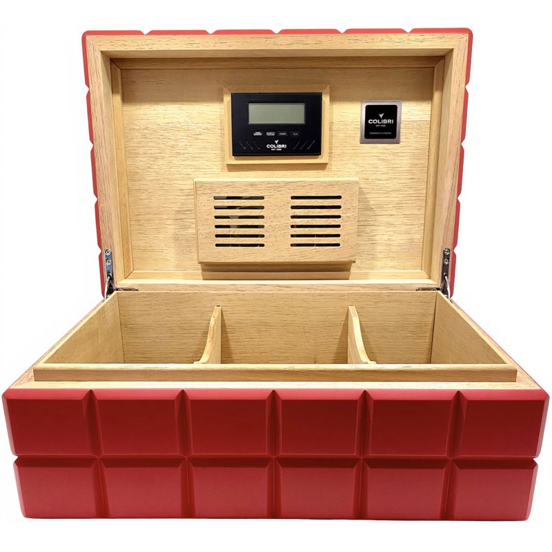 Umidor Heritage vermelho 100 charutos - Mercado de Luxo - O Maior E-Commerce de Bens, Produtos e Serviços de Luxo do Brasil.