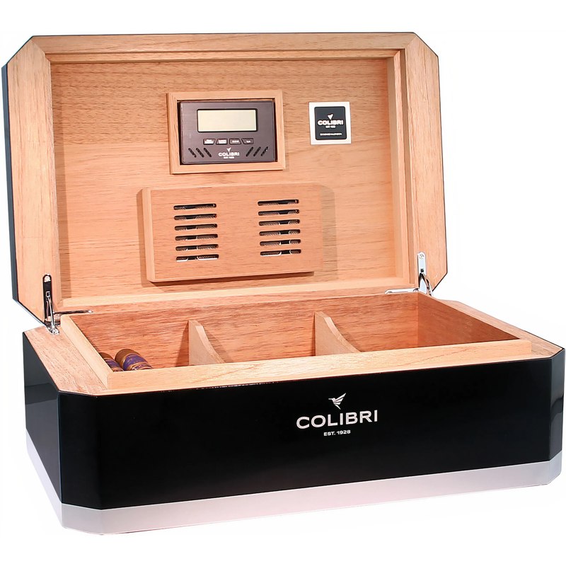 Umidor Rally preto e prata - Mercado de Luxo - O Maior E-Commerce de Bens, Produtos e Serviços de Luxo do Brasil.