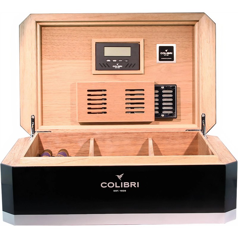 Umidor Rally preto e prata - Mercado de Luxo - O Maior E-Commerce de Bens, Produtos e Serviços de Luxo do Brasil.