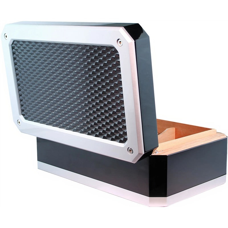 Umidor Rally preto e prata - Mercado de Luxo - O Maior E-Commerce de Bens, Produtos e Serviços de Luxo do Brasil.