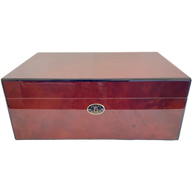 Umidor em madeira de burl Auburn - Mercado de Luxo - O Maior E-Commerce de Bens, Produtos e Serviços de Luxo do Brasil.