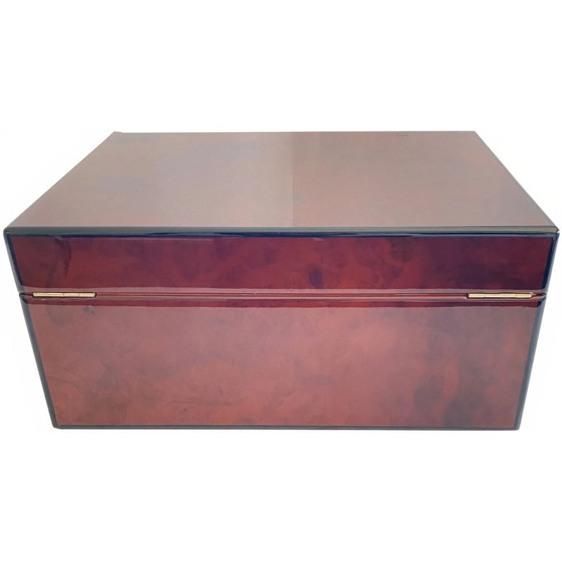 Umidor em madeira de burl Golden Brown - Mercado de Luxo - O Maior E-Commerce de Bens, Produtos e Serviços de Luxo do Brasil.