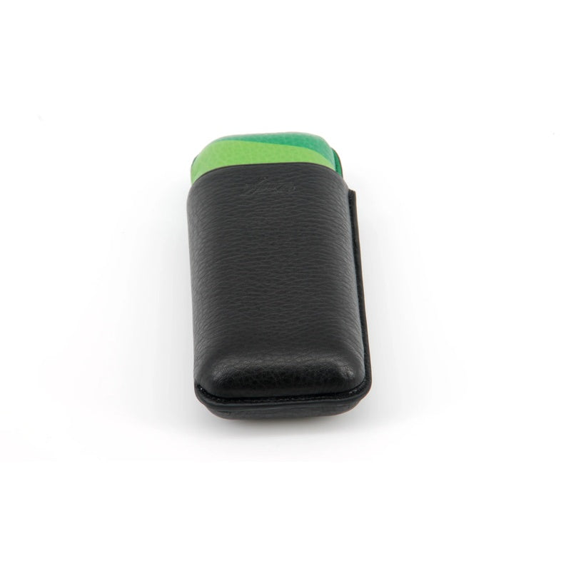 Escurio Cigar Case Grande Preto Verde - Mercado de Luxo - O Maior E-Commerce de Bens, Produtos e Serviços de Luxo do Brasil.