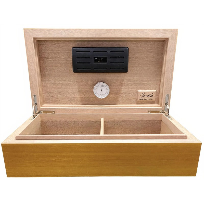 Umidor Amarelo 70 Charutos - Mercado de Luxo - O Maior E-Commerce de Bens, Produtos e Serviços de Luxo do Brasil.