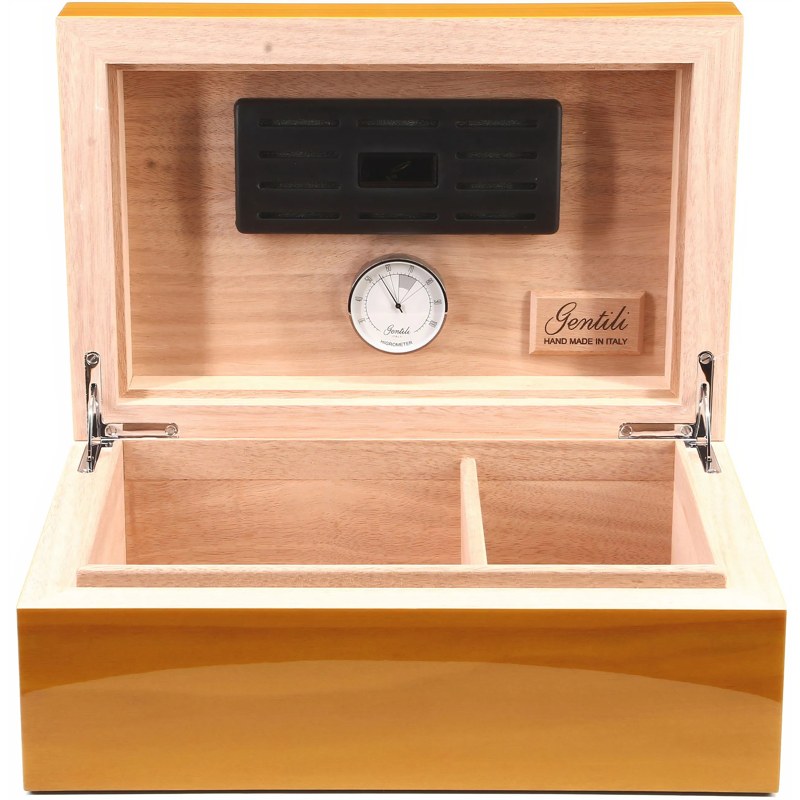 Umidor Amarelo 30 Charutos - Mercado de Luxo - O Maior E-Commerce de Bens, Produtos e Serviços de Luxo do Brasil.