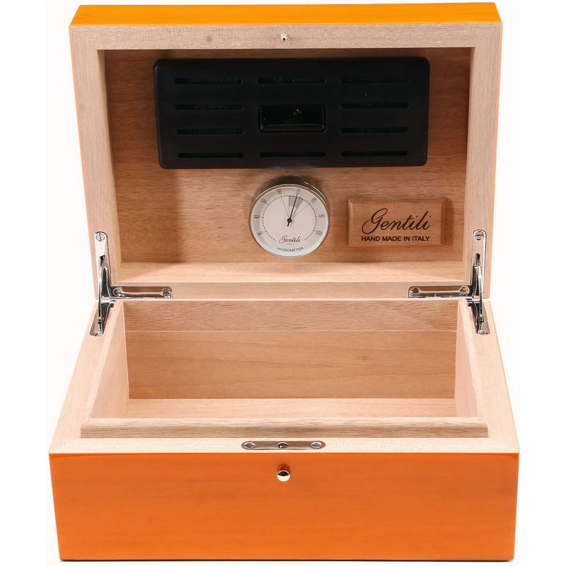 Umidor Laranja 20 Charutos - Mercado de Luxo - O Maior E-Commerce de Bens, Produtos e Serviços de Luxo do Brasil.