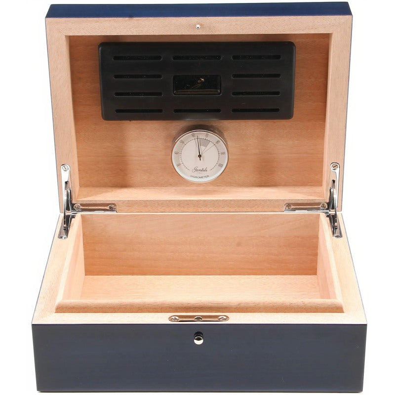 Umidor Azul 20 Charutos - Mercado de Luxo - O Maior E-Commerce de Bens, Produtos e Serviços de Luxo do Brasil.