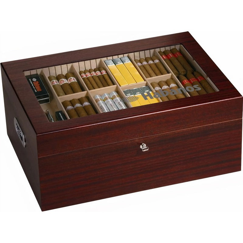 Umidor Gastronomy Mahogany Veneer - Mercado de Luxo - O Maior E-Commerce de Bens, Produtos e Serviços de Luxo do Brasil.