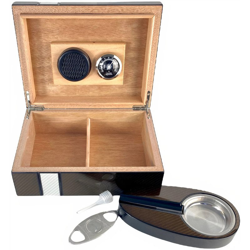 Conjunto Umidor Laserfinish - Mercado de Luxo - O Maior E-Commerce de Bens, Produtos e Serviços de Luxo do Brasil.