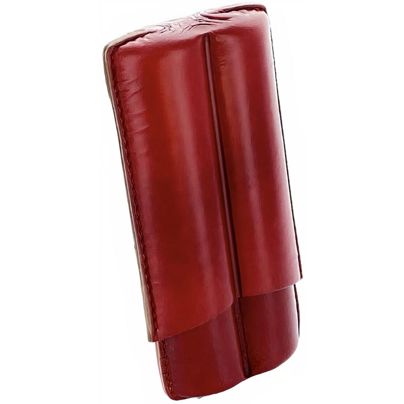Estojo para charutos Couro 2 Robusto vermelho - Mercado de Luxo - O Maior E-Commerce de Bens, Produtos e Serviços de Luxo do Brasil.
