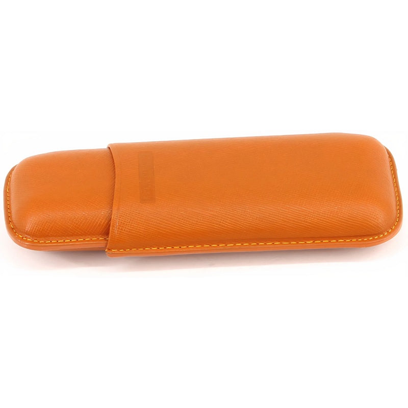 Estojo para Cigarrilha Duplo Robusto Dante Laranja - Mercado de Luxo - O Maior E-Commerce de Bens, Produtos e Serviços de Luxo do Brasil.