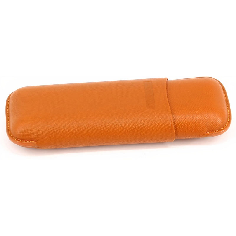 Estojo para Cigarrilha Duplo Robusto Dante Laranja - Mercado de Luxo - O Maior E-Commerce de Bens, Produtos e Serviços de Luxo do Brasil.