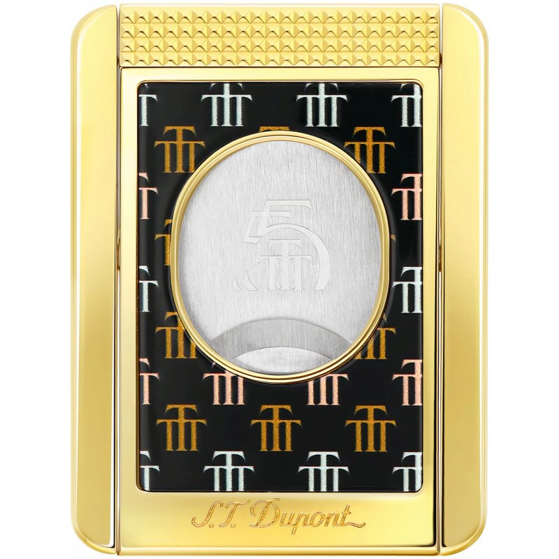 Cortador de lâmina dupla com suporte para charuto Trinidad Black Gold 003477 - Mercado de Luxo - O Maior E-Commerce de Bens, Produtos e Serviços de Luxo do Brasil.