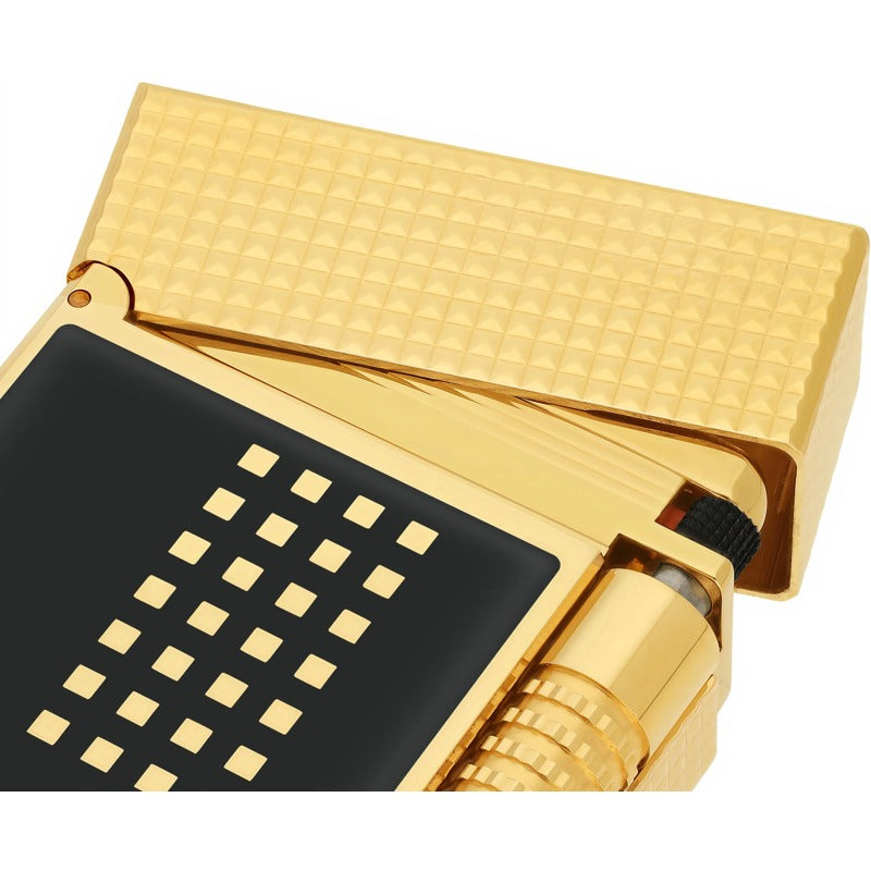 Isqueiro Le Grand Cling Behike Preto Amarelo Ouro C23003CL - Mercado de Luxo - O Maior E-Commerce de Bens, Produtos e Serviços de Luxo do Brasil.