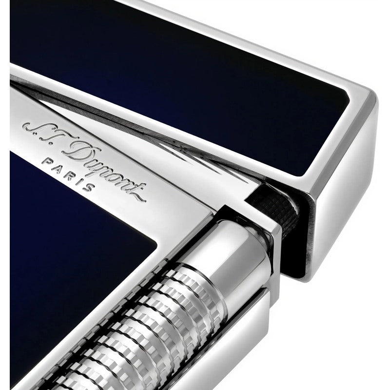 Isqueiro Le Grand Cling Sunburst Blue Lacquer Palladium C23013 - Mercado de Luxo - O Maior E-Commerce de Bens, Produtos e Serviços de Luxo do Brasil.