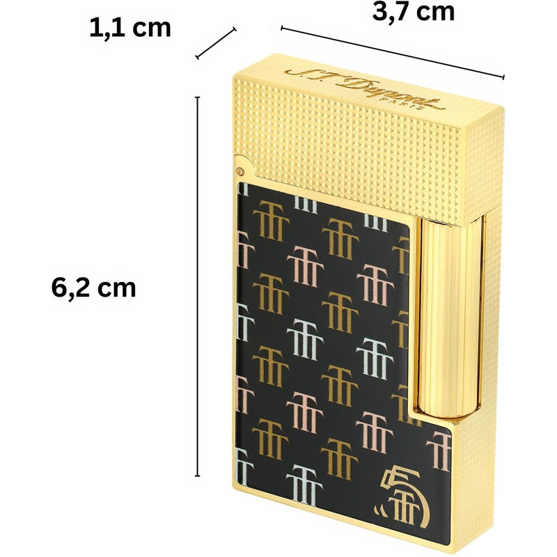 Isqueiro Ligne 2 Trinidad Lacquer e Ouro Amarelo C16077 - Mercado de Luxo - O Maior E-Commerce de Bens, Produtos e Serviços de Luxo do Brasil.