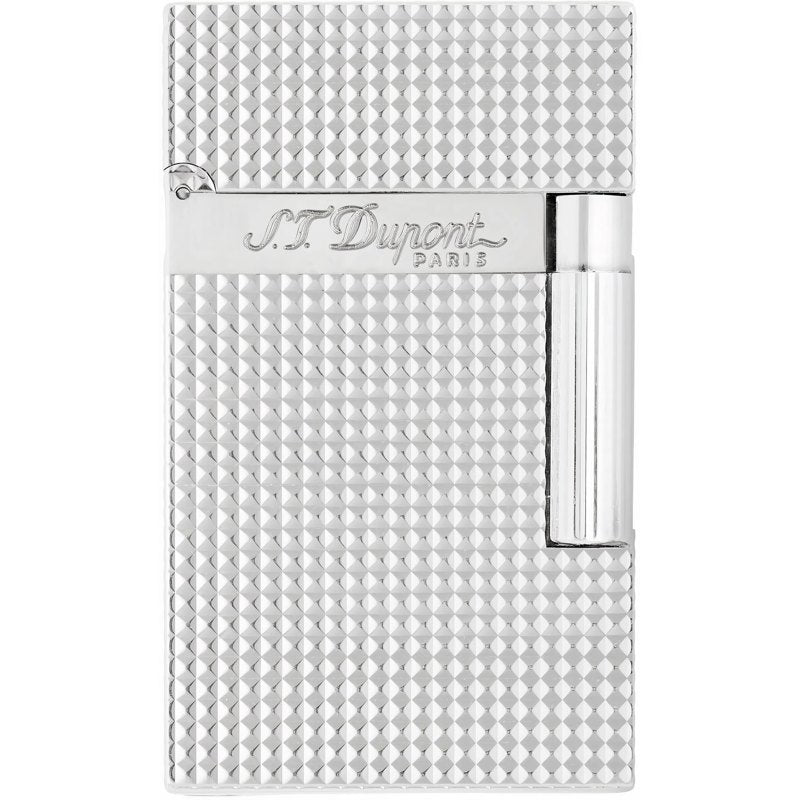 Isqueiro Linha 2 16184 modelo diamante folheado a prata - Mercado de Luxo - O Maior E-Commerce de Bens, Produtos e Serviços de Luxo do Brasil.